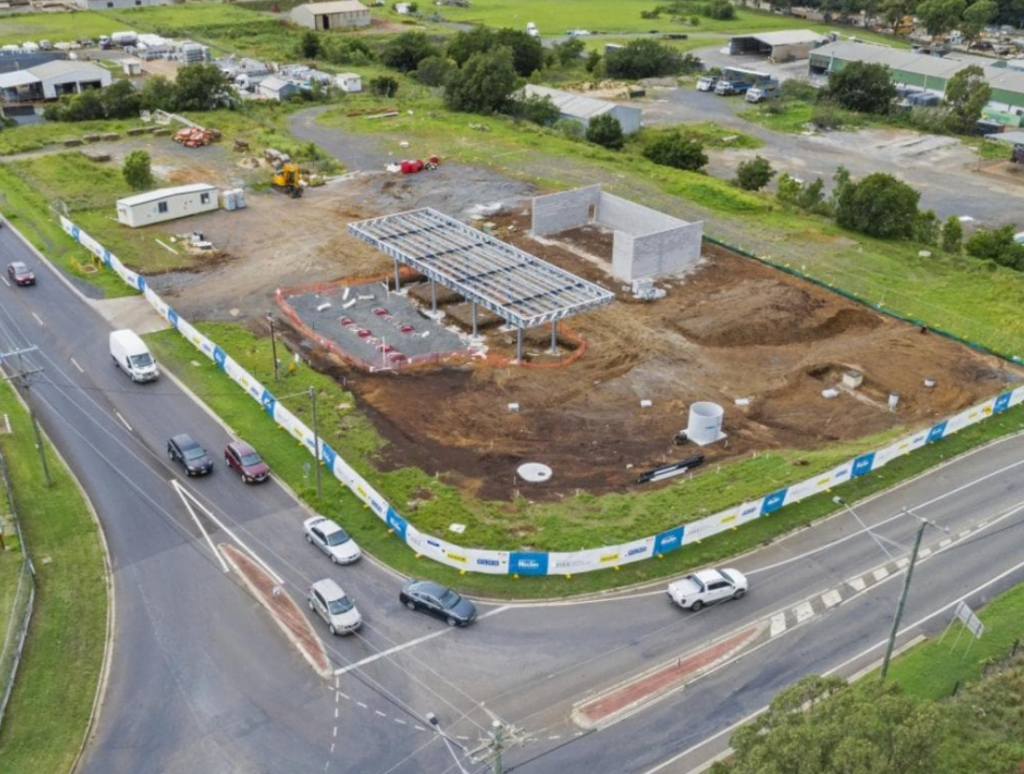 Construction starts on new service station in Toowoomba Servopro